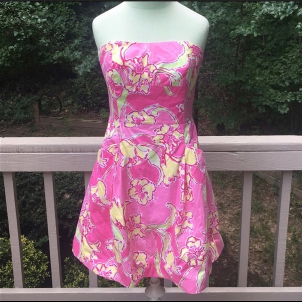 Lilly Pulitzer-  Strapless Dress